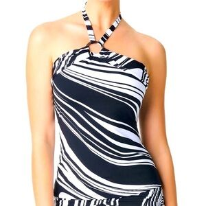 BLEU BY ROD BEATTIE New Wave Tankini Swim Top Bikini Lined Wireless Padded  4